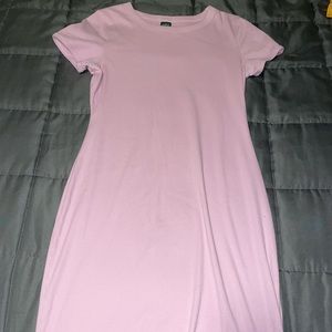 Purple bodycon dress